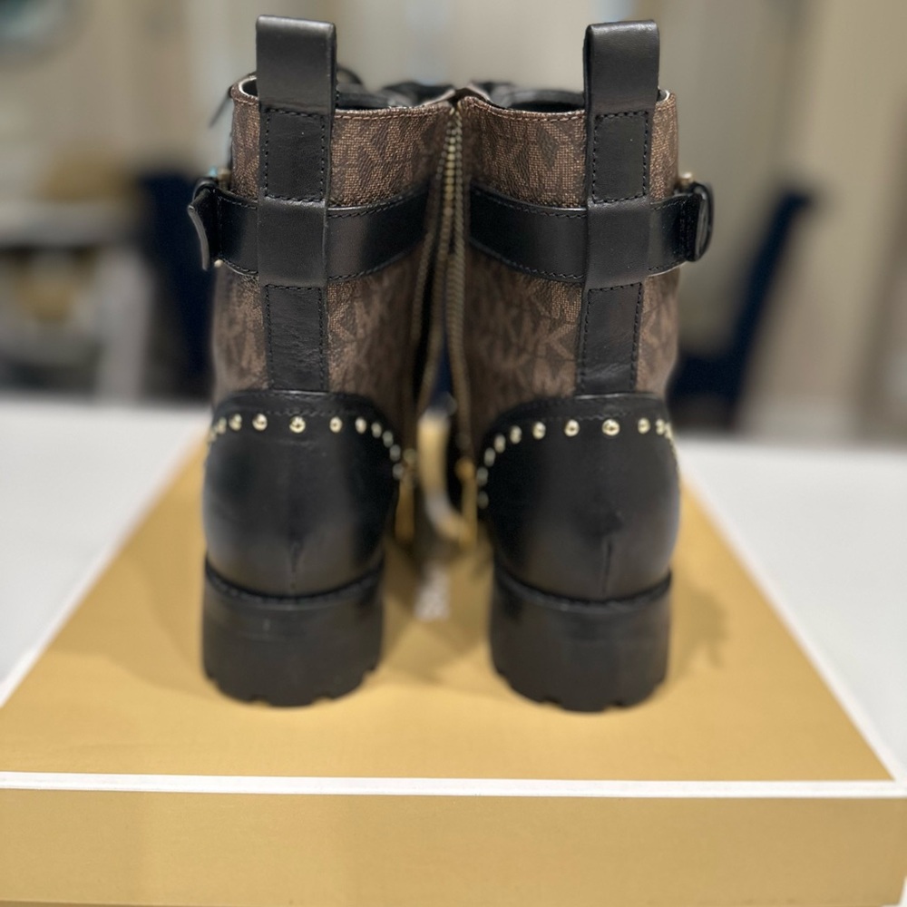 Michael Kors Tan Lace-Up Bootie - Picture 5 of 8